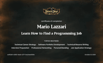 Find a programming job
