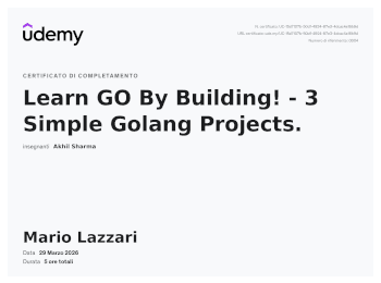 Learn Go by building