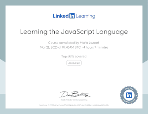 Learning JavScript