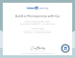 Build a Microservice in Go