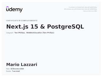 NextJS & PostgreSQL