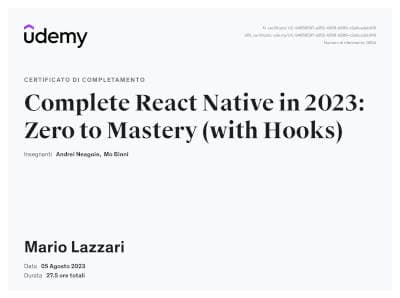 Complete React Native ZTM